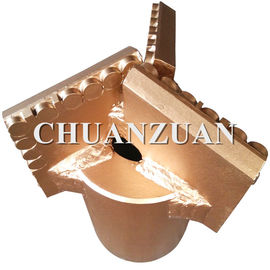 12 1/4 "PDC Drag Bit Langkah Jenis Polycrystalline Diamond Drill Bits 311mm Untuk Pengeboran Sumur Air