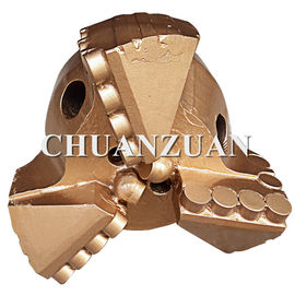 146MM PDC Drag Bit 3 Blades / Emas PDC Core Bits Drilling Equipment