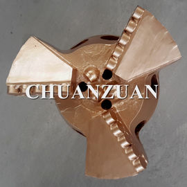 Penetrasi Tinggi 190MM PDC Rock Drill Bit Kecepatan 60 - 350 RPM Dengan Pisau Asimetris