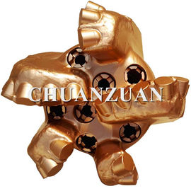 8 1/2 Inch PDC Drill Bit 5 Blades Baja Tubuh Untuk Hard Rock Drilling